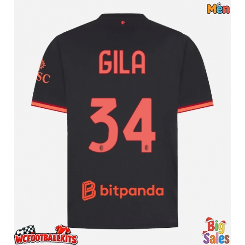 AC Milan Mario Gila #34 Replica Third Stadium Shirt 2026-27 Short Sleeve